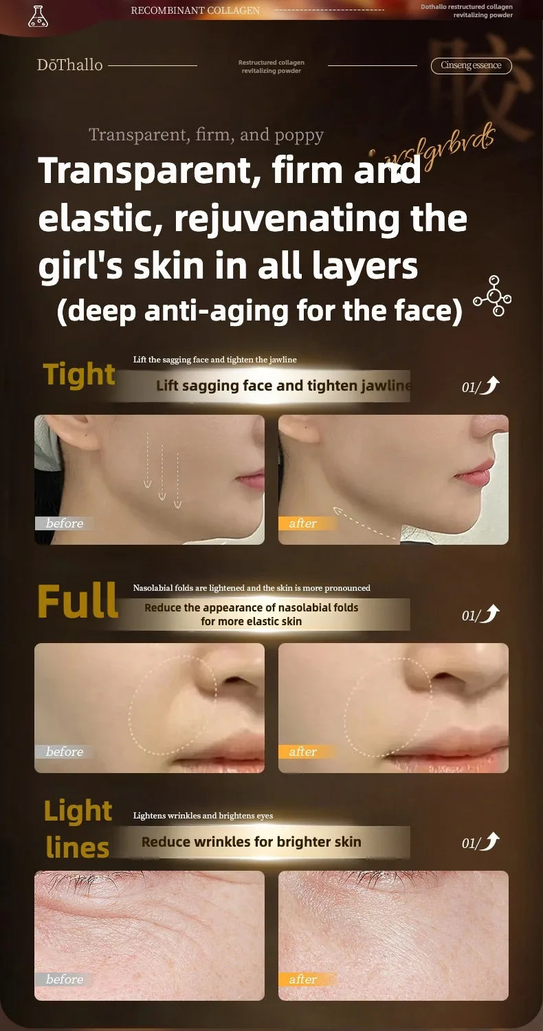 Recombinant Collagen Anti-Wrinkle Hyaluronic Acid Essence – Skin Repair & Whitening