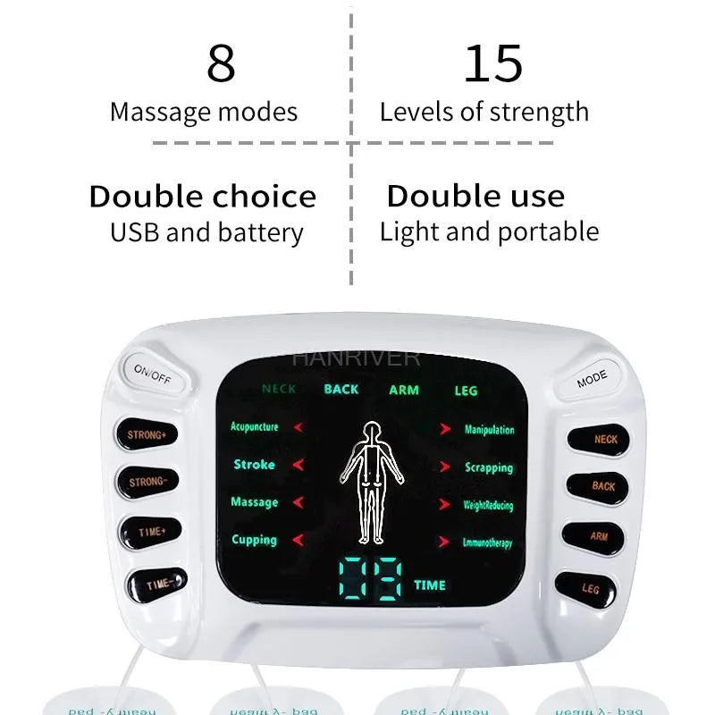 Digital Meridian Massager – Multi-Functional Electronic Therapy Device