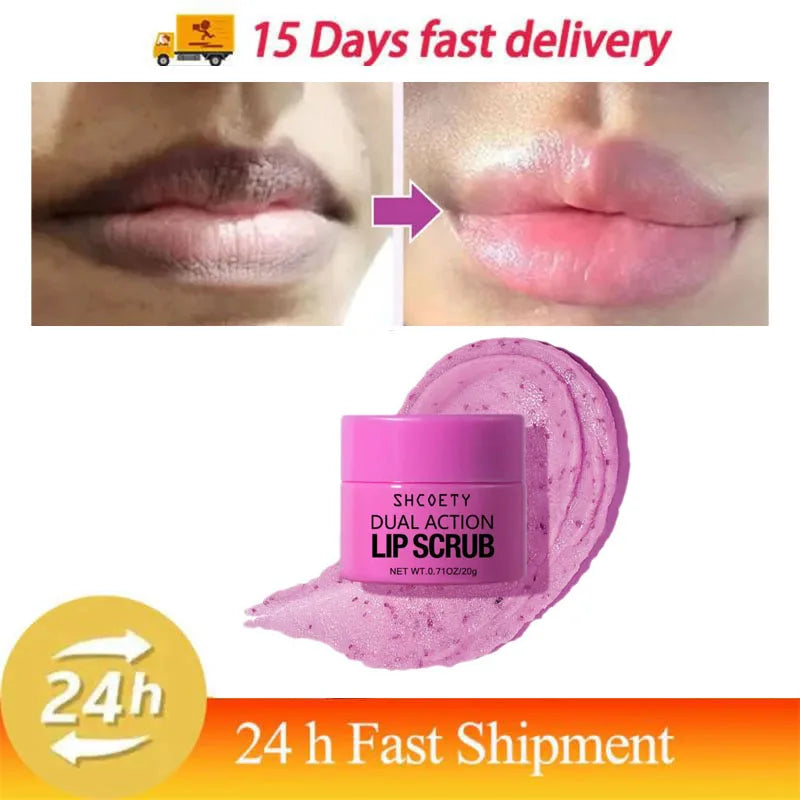 Korean Pink Lip Scrub – Exfoliating & Brightening Lip Care
