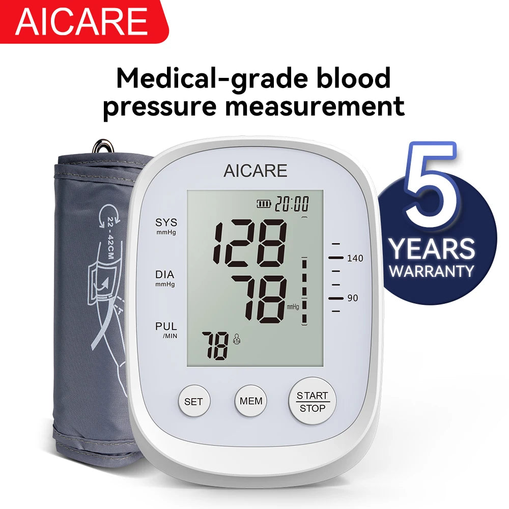 Aicare Digital Blood Pressure Monitor Upper Arm