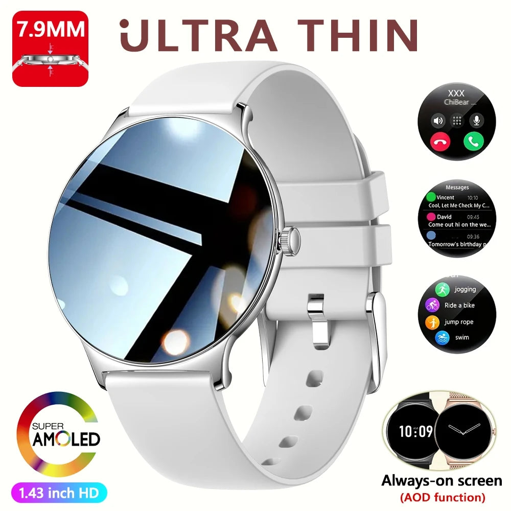Ultra Slim AMOLED Women’s Smartwatch with BT Calling