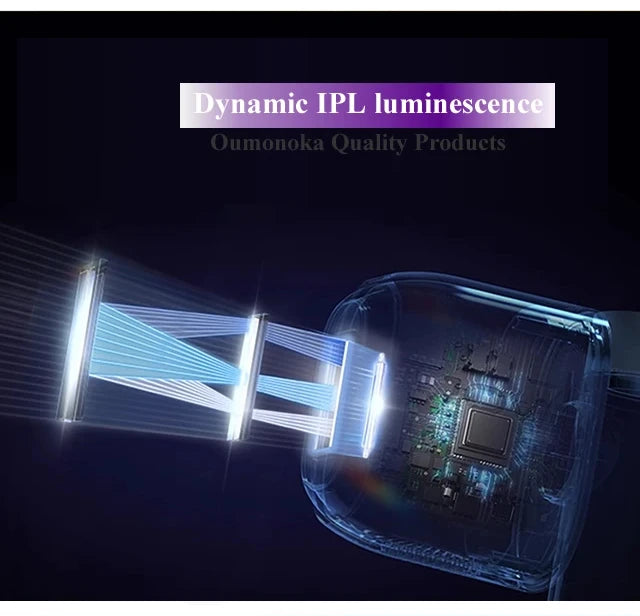 Permanent IPL Laser Hair Removal & Epilator Device