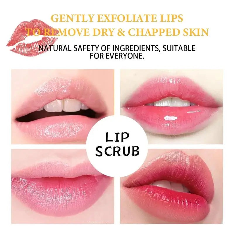 Korean Pink Lip Scrub – Exfoliating & Brightening Lip Care