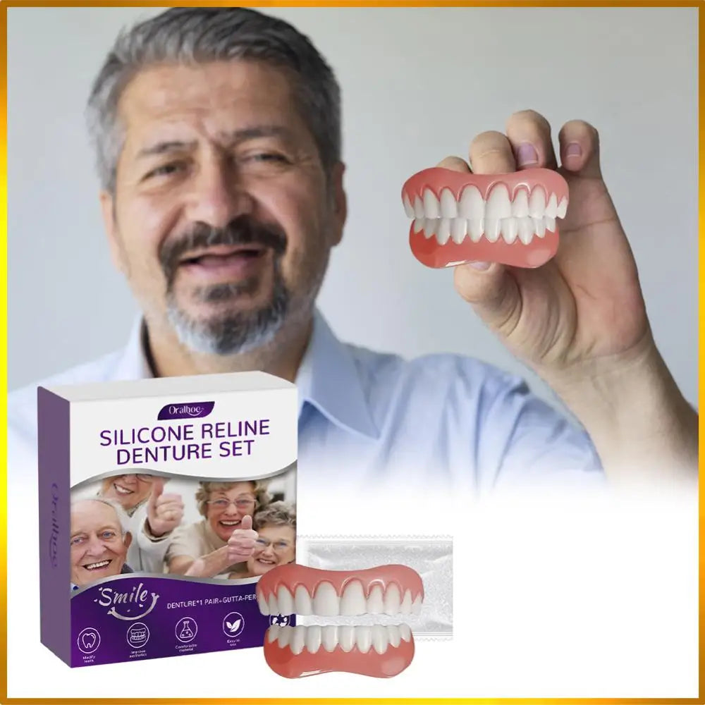 Silicone Denture Reline Kit – Upper & Lower Setn and Women