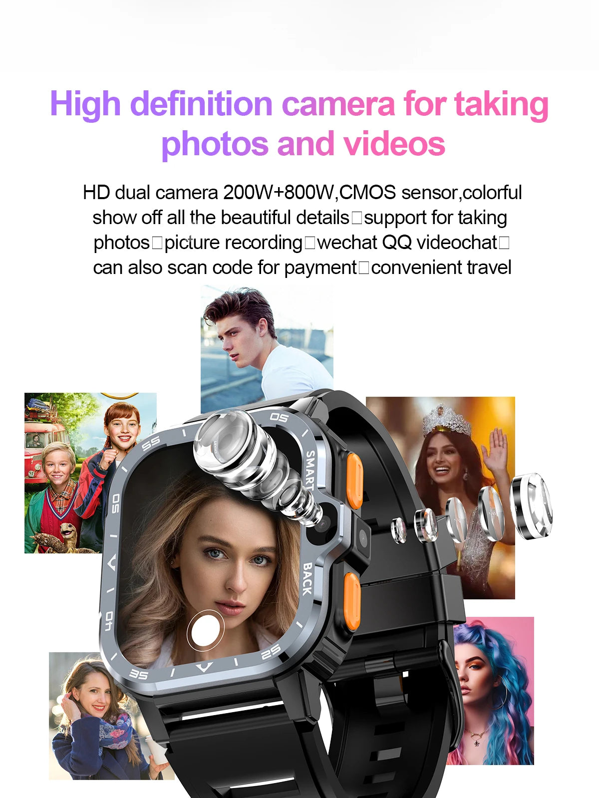 Valdus PGD Android Smartwatch GPS Dual Camera