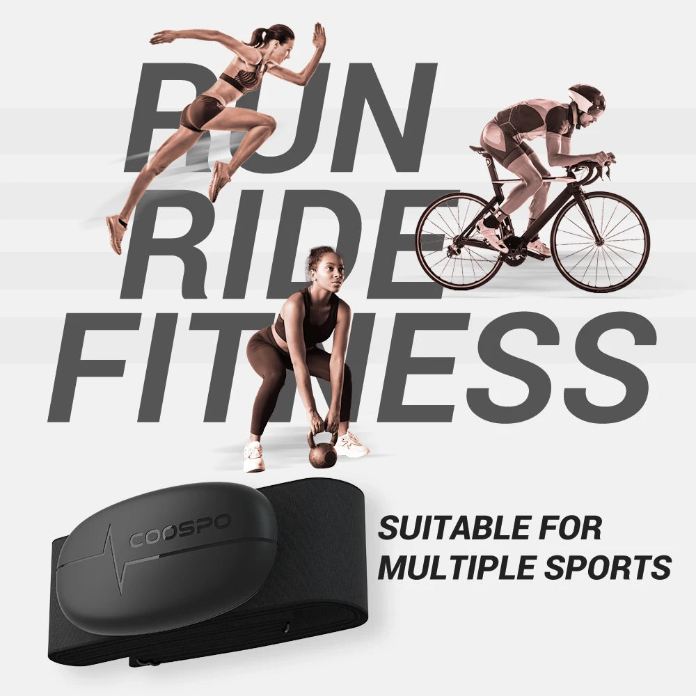 COOSPO Optical Heart Rate Monitor Bluetooth ANT+