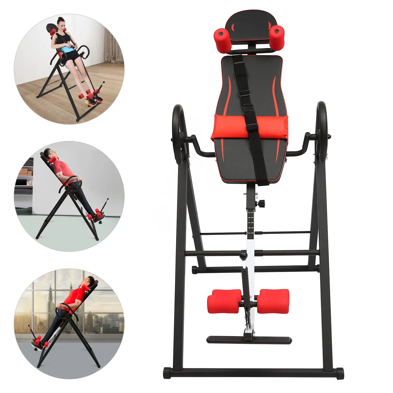 330lb Adjustable Foldable Inversion Table