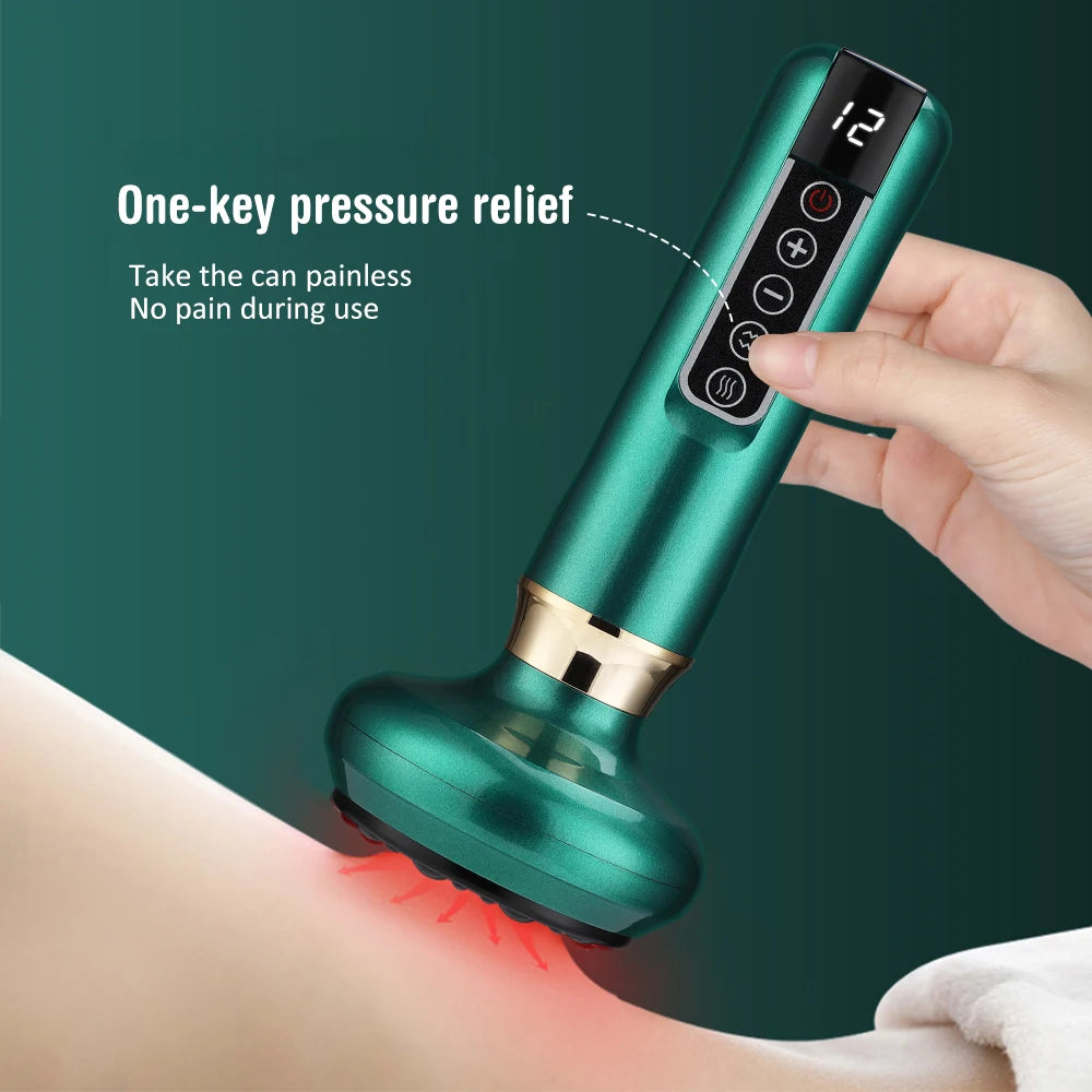 Electric Cupping Massager – Vacuum GuaSha & Anti-Cellulite Slimming Device
