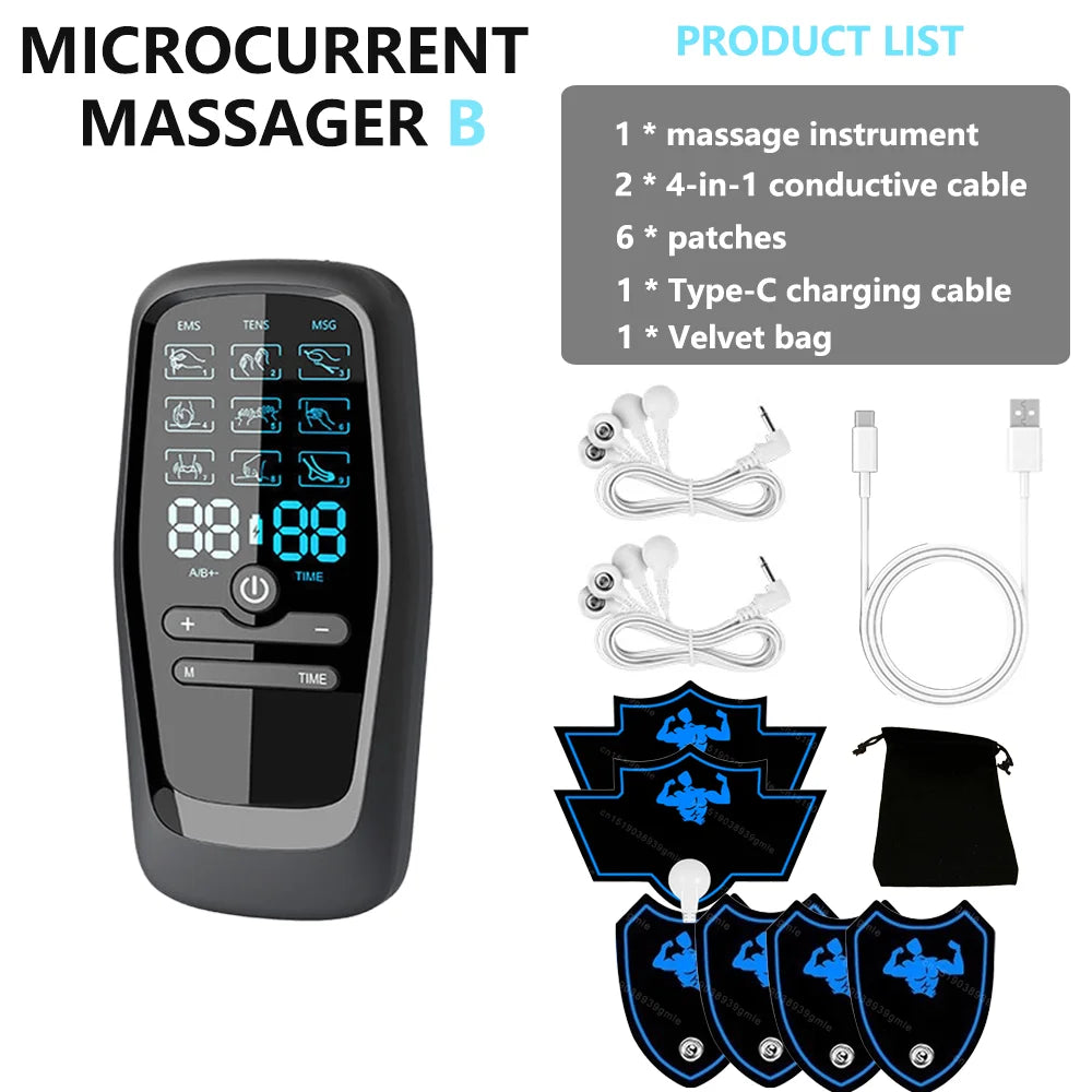 TENS & EMS Physiotherapy Machine – Digital Acupuncture Slimming Massager