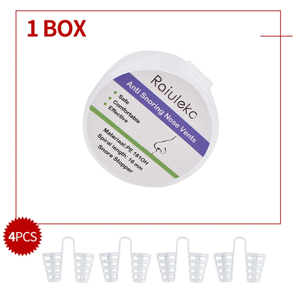 3/4PCS Professional Snore Stopper Nasal Dilators