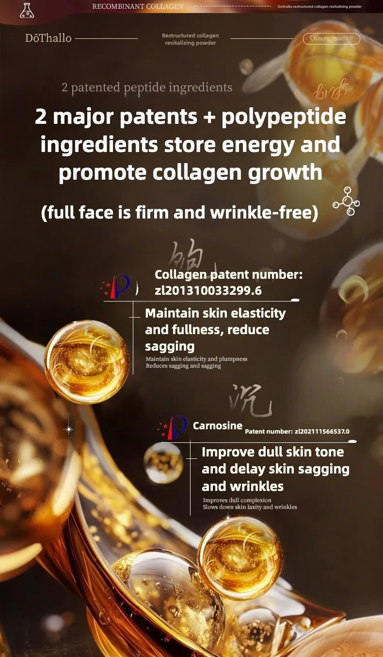 Recombinant Collagen Anti-Wrinkle Hyaluronic Acid Essence – Skin Repair & Whitening