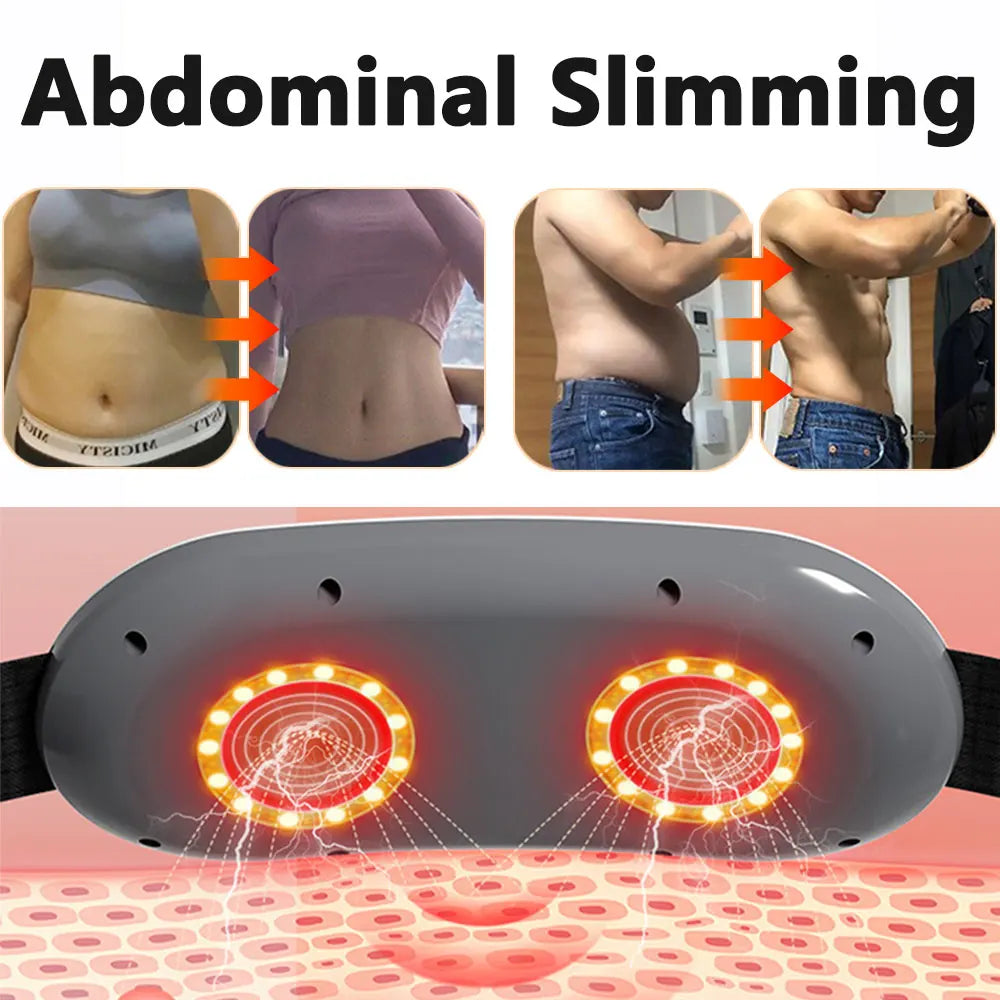 EMS Abdominal Slimming Belt – Electric Fat Burner & Muscle Trainer