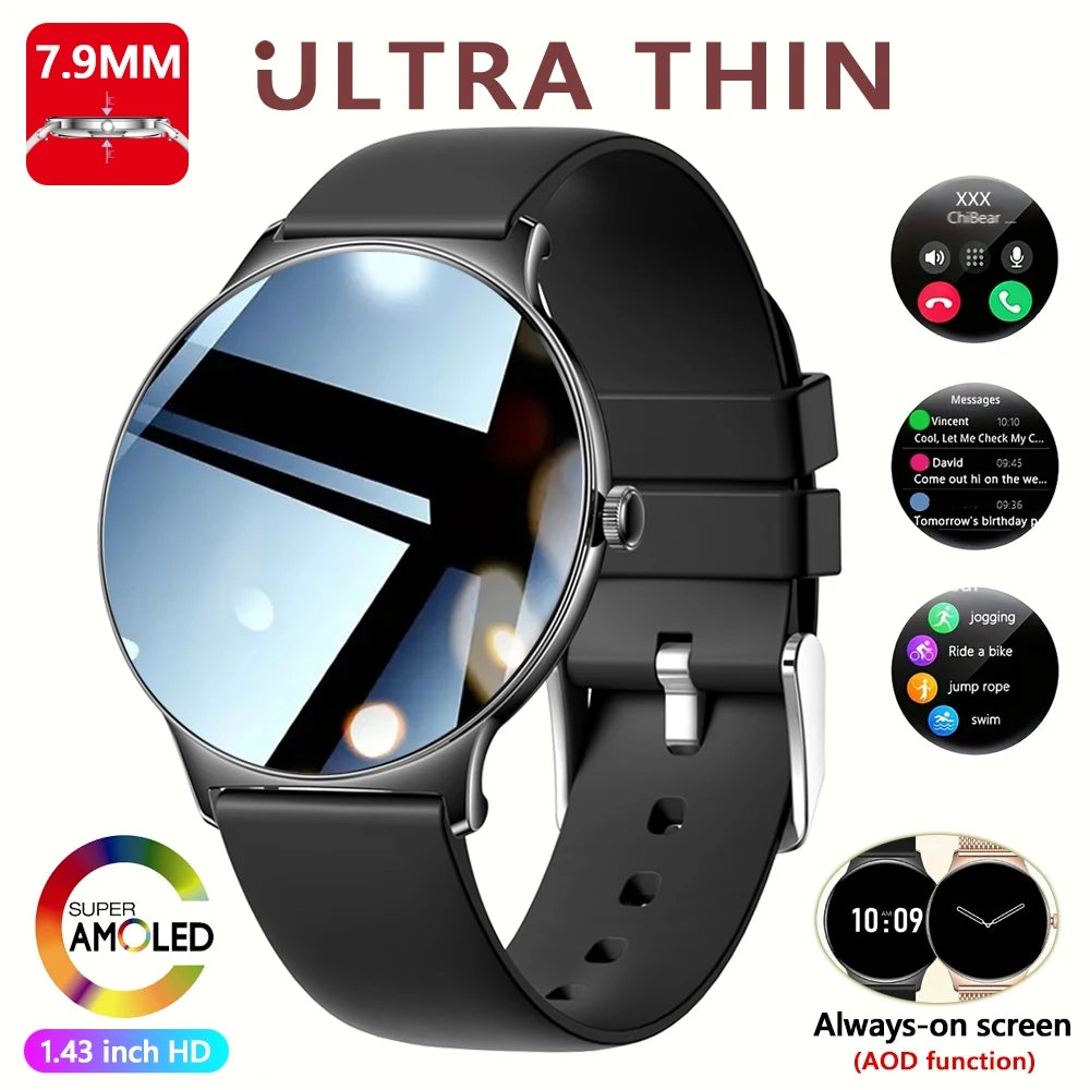 Ultra Slim AMOLED Women’s Smartwatch with BT Calling
