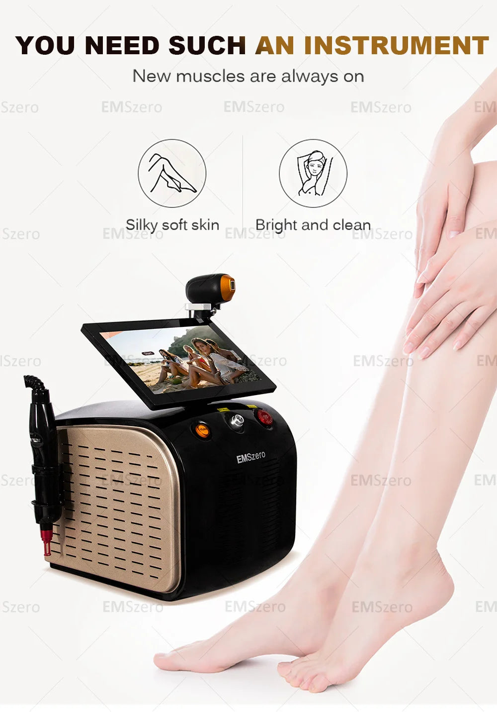 2-in-1 Diode & Alexandrite Laser Hair & Tattoo Remover