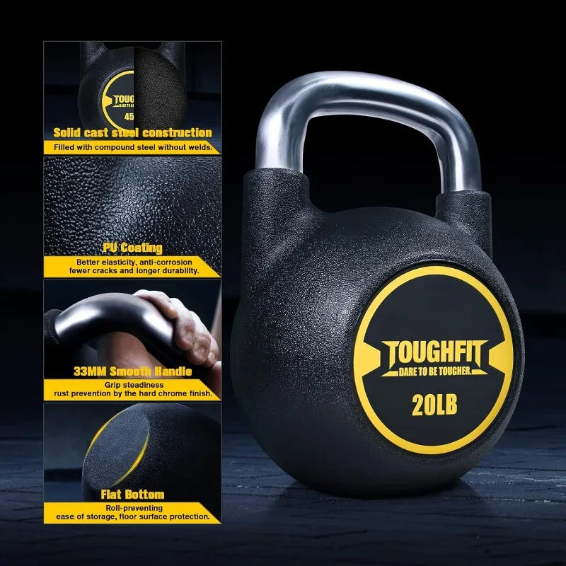 PU Coated Competition Kettlebell – Strength Training Weight