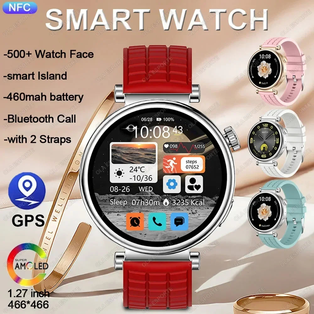 2024 NFC Smartwatch Women 1.27" AMOLED