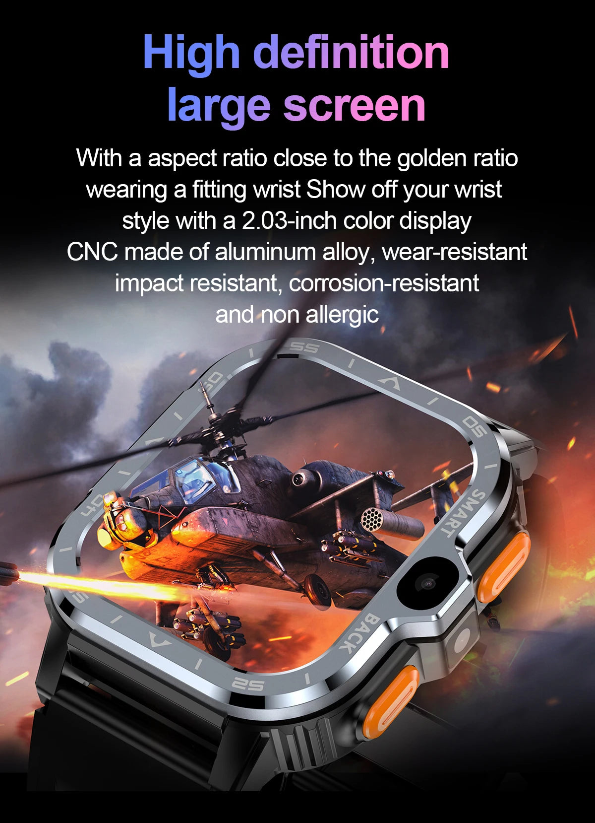 Valdus PGD Android Smartwatch GPS Dual Camera