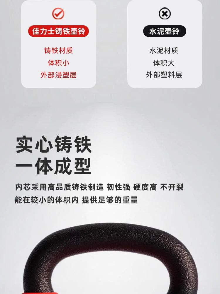 Adjustable Cast Iron Kettlebell – 4/6/8kg