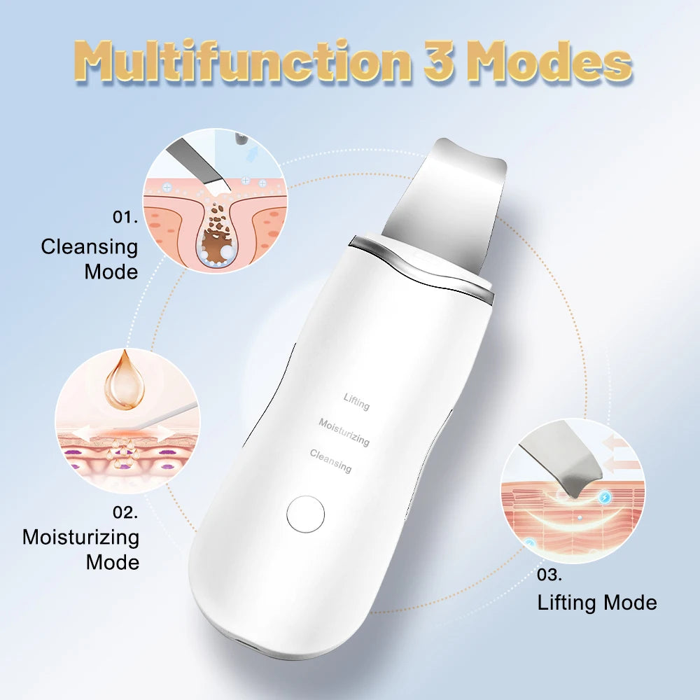 Ultrasonic Skin Scrubber & Deep Pore Cleaner