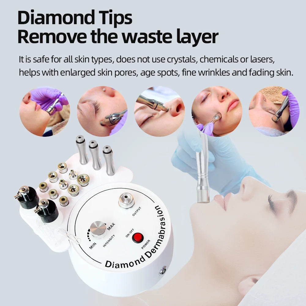 AOKO 3-in-1 Diamond Microdermabrasion & Facial Beauty Machine