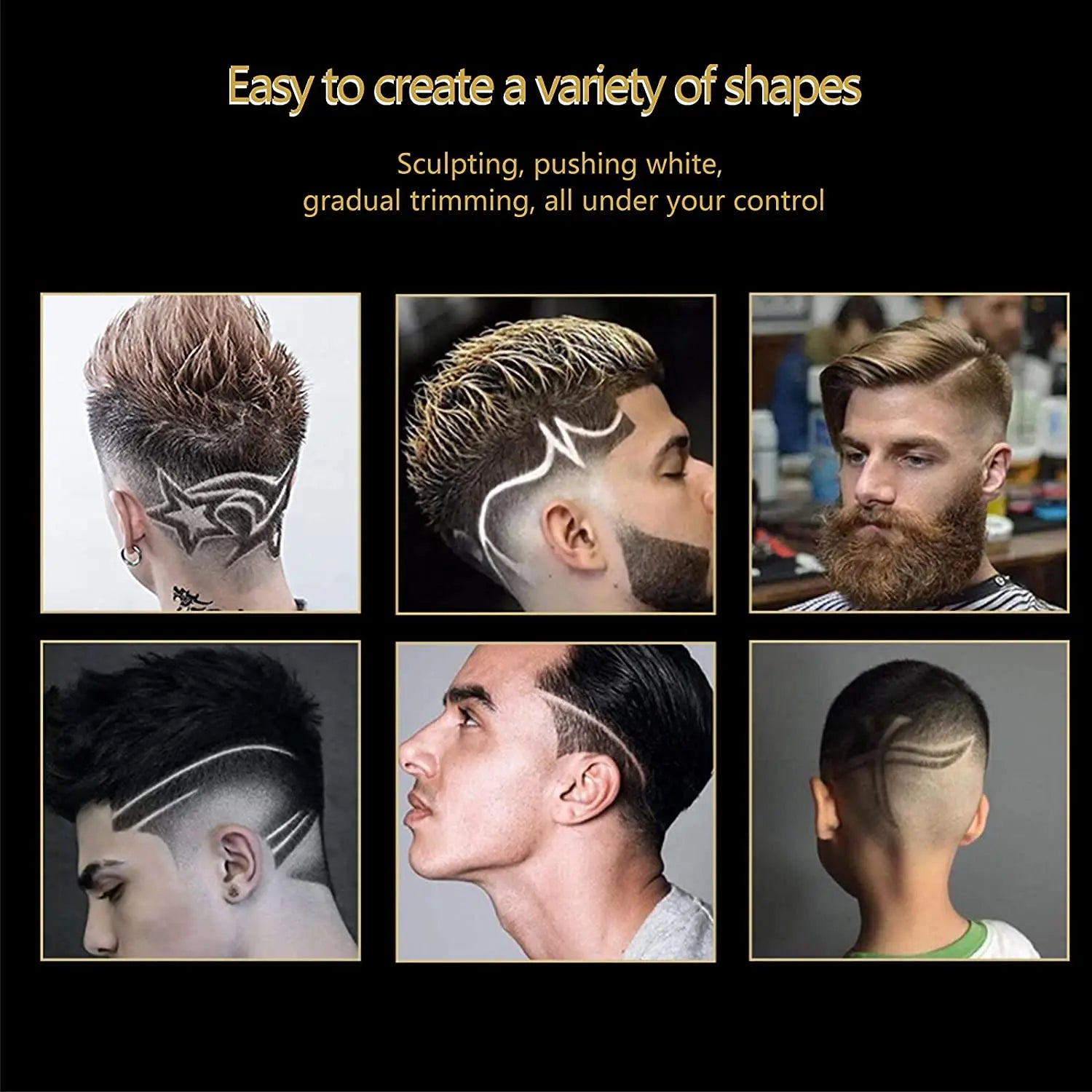 Kemei 1990 Pro LCD Hair Clipper & Trimmer Set