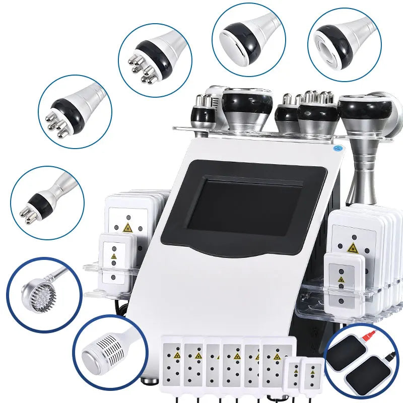 2025 9-in-1 Cavitation & Vacuum Slimming Machine – Ultrasonic Fat Reduction Device