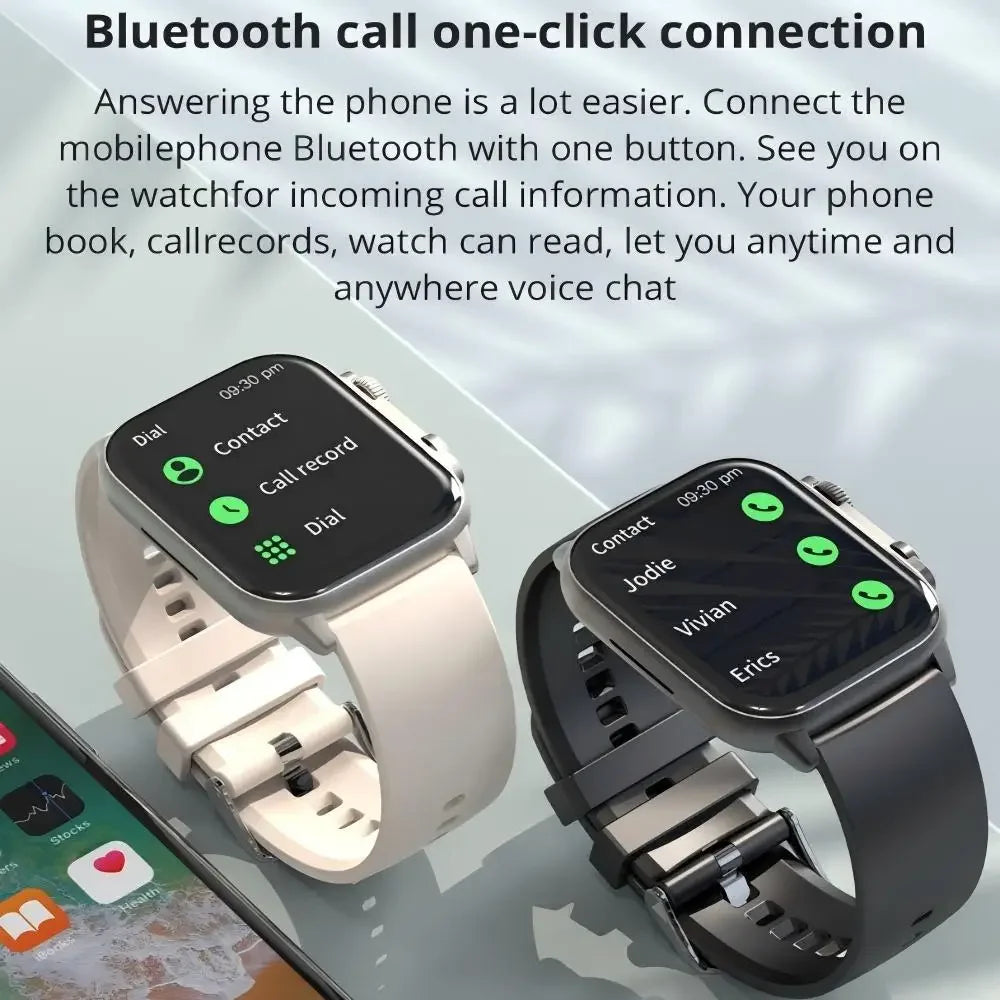 C81 Sports Smartwatch 2.0" AMOLED Bluetooth Call