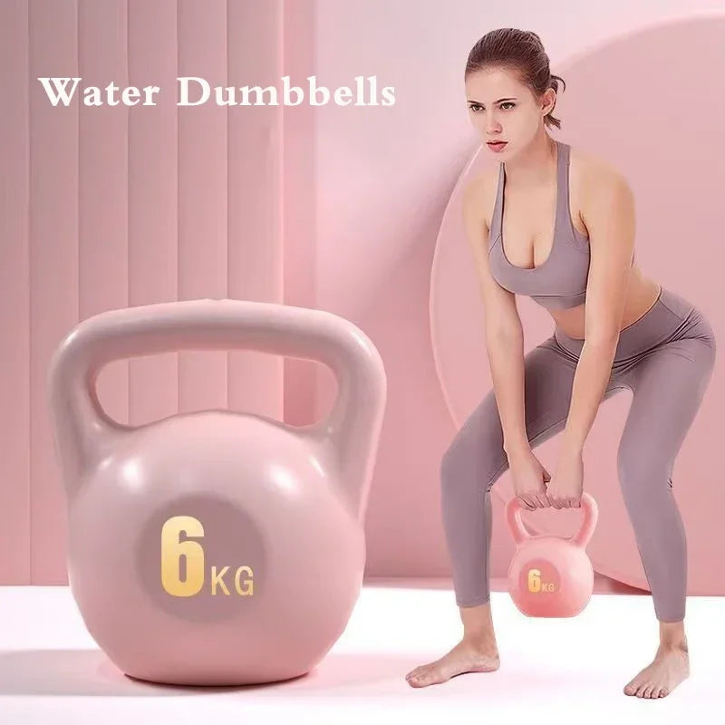 Adjustable Water Kettlebell Dumbbell – 2kg to 8kg Fitness Trainer