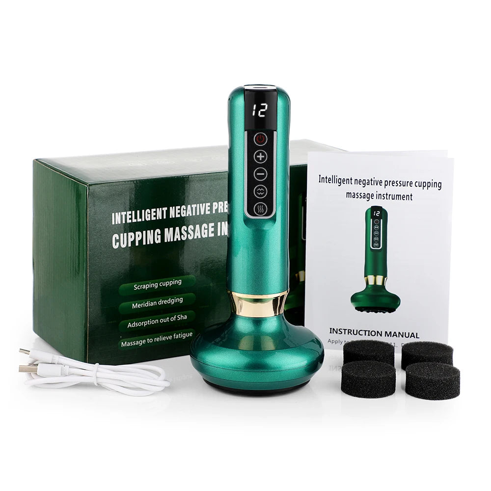 Electric Cupping Massager – Vacuum GuaSha & Anti-Cellulite Slimming Device