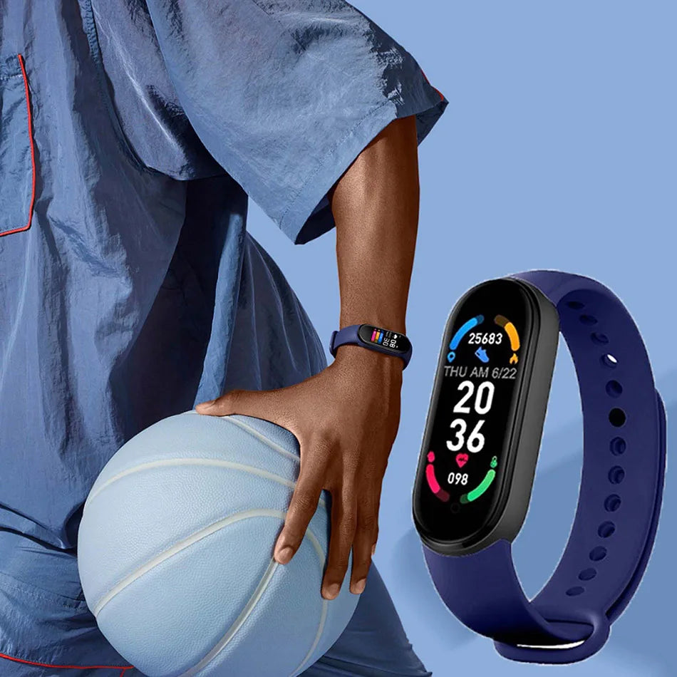 M6 Fitness Smartwatch with Health Monitoring