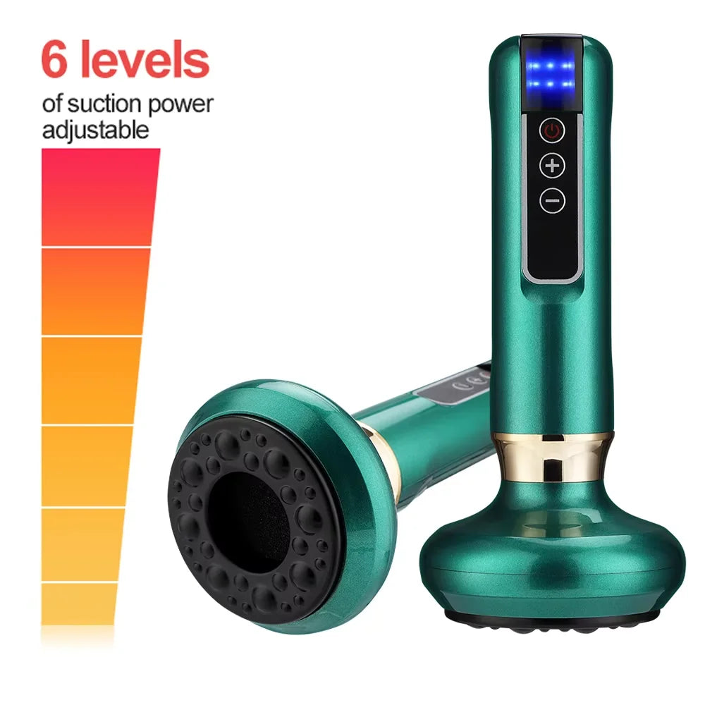 Electric Cupping Massager – Vacuum GuaSha & Anti-Cellulite Slimming Device
