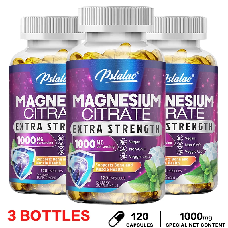 Magnesium Citrate – Muscle, Nerve & Heart Support
