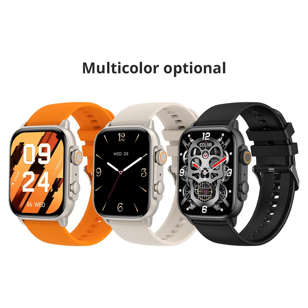 C81 Sports Smartwatch 2.0" AMOLED Bluetooth Call