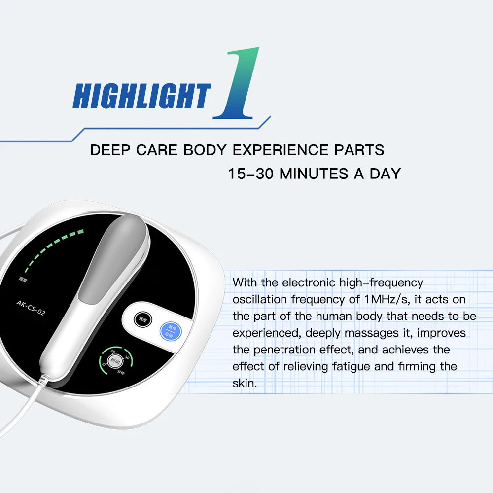 Ultrasound Physiotherapy Massage Device – 1MHz Pain Relief for Muscles & Joints