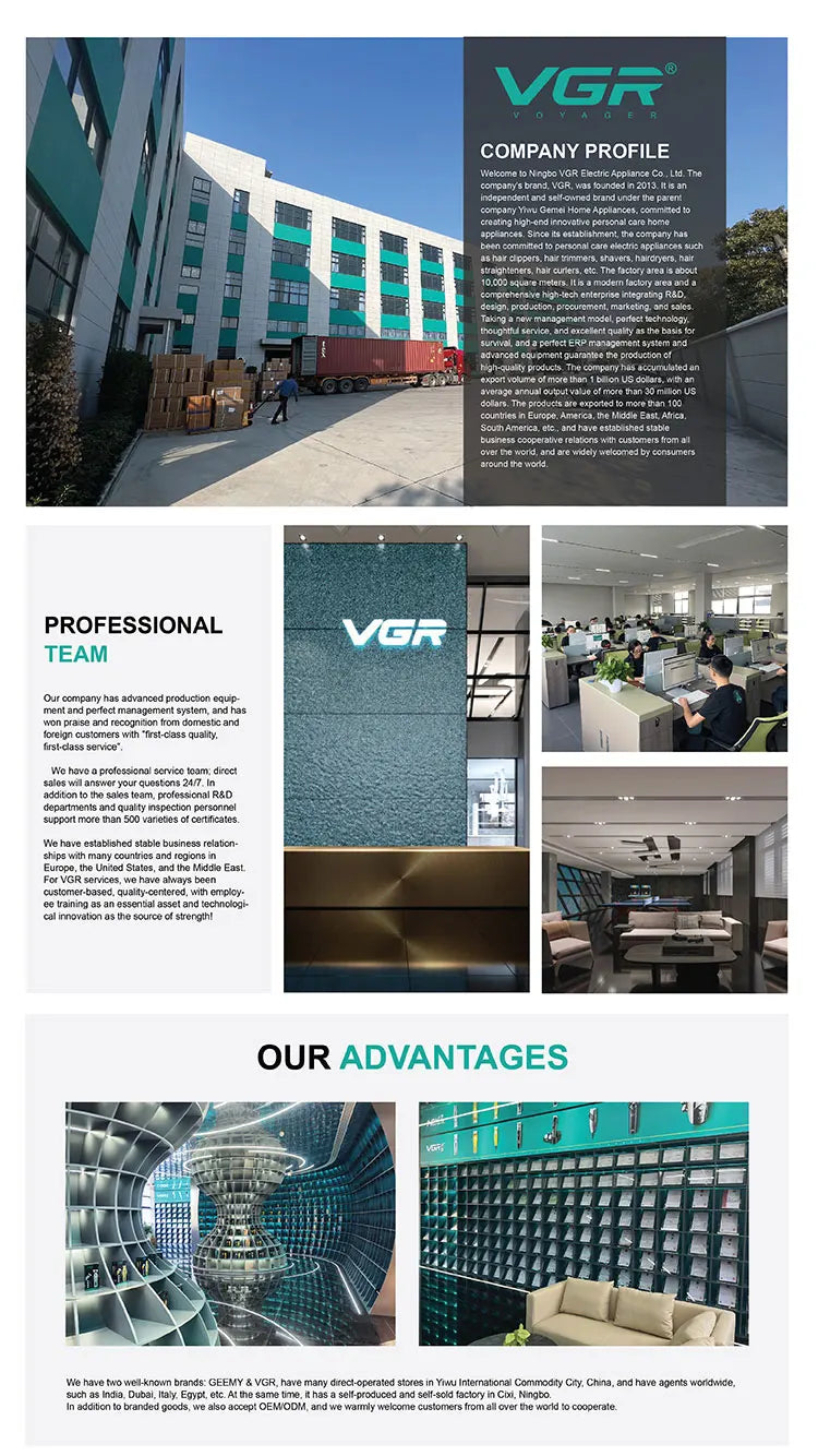 VGR 705 Rechargeable Epilator