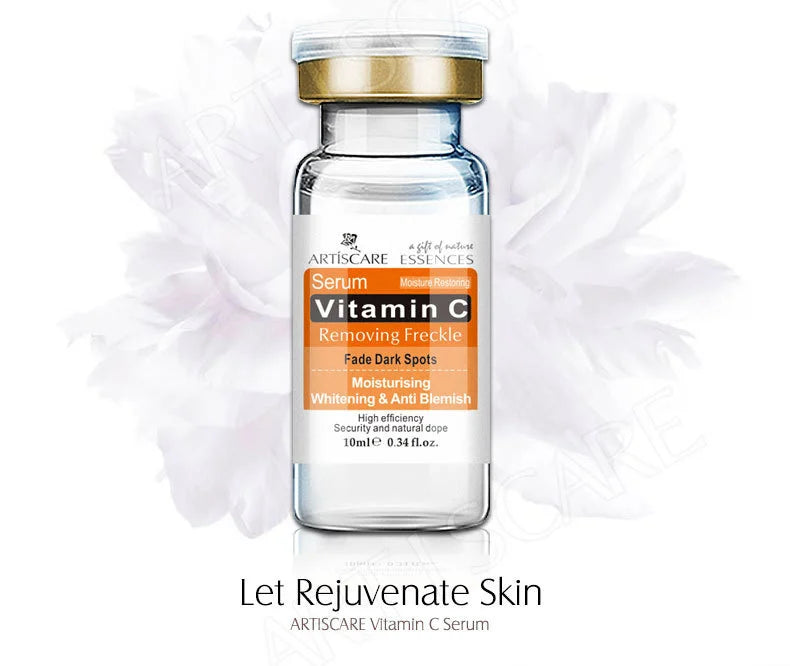 ARTISCARE Vitamin C & Hyaluronic Acid Serum Set – 4PCS Moisturizing Facial Care