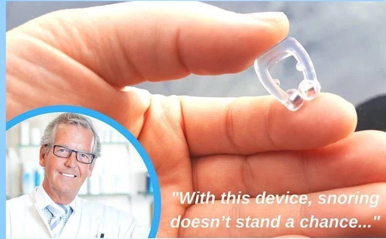 Magnetic Silicone Anti-Snoring Nose Clip