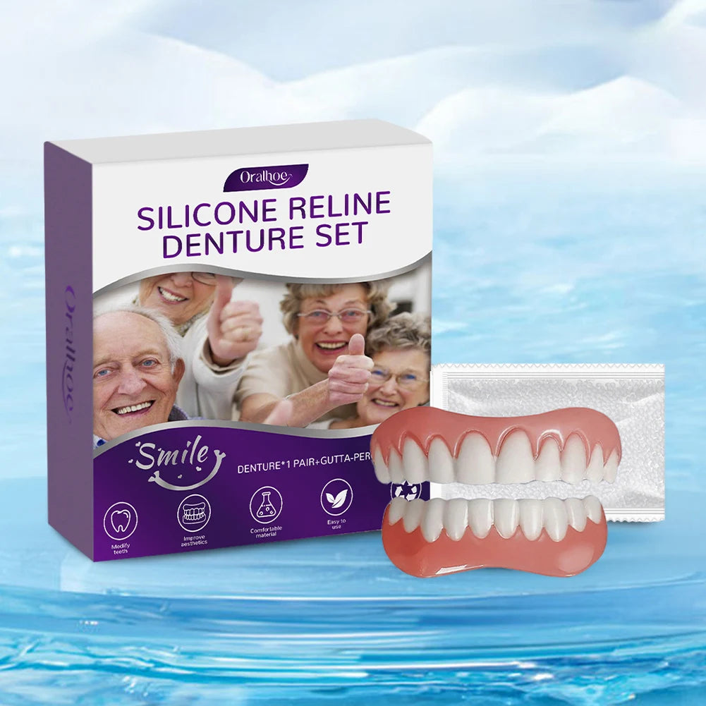Silicone Denture Reline Kit – Upper & Lower Setn and Women