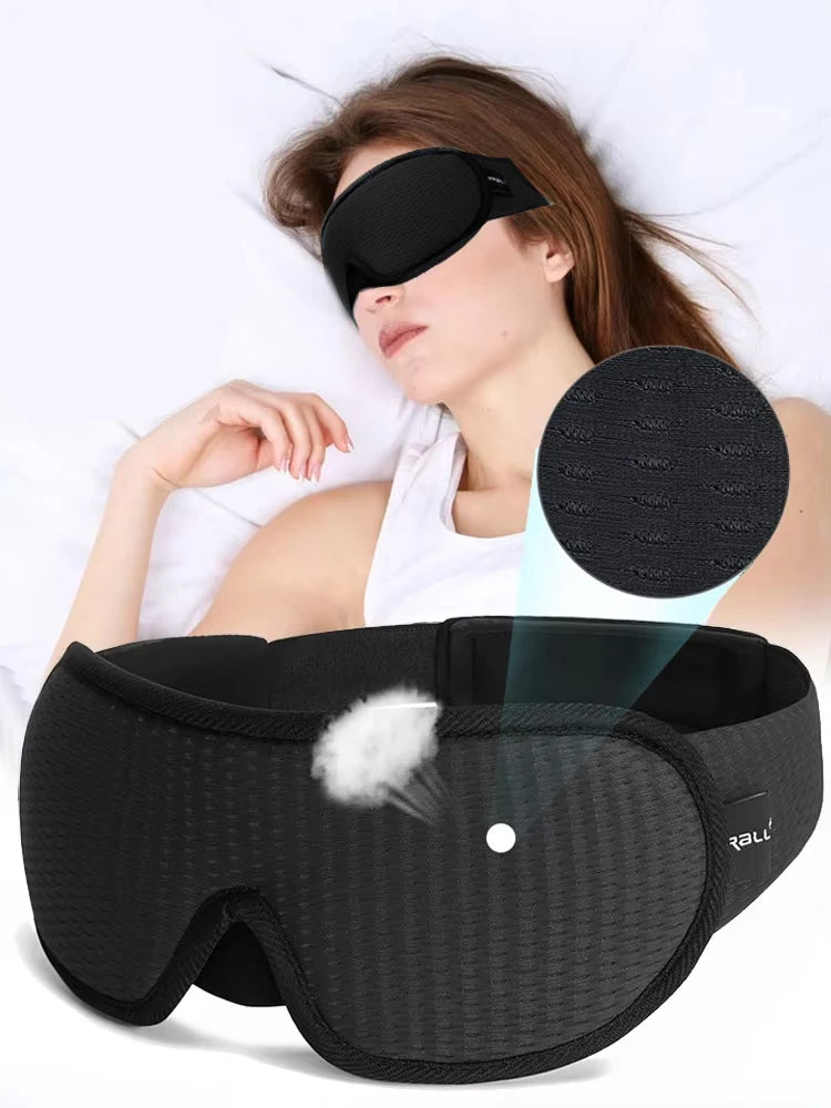 3D Contoured Sleep Mask – Light Blocking Eye Shade
