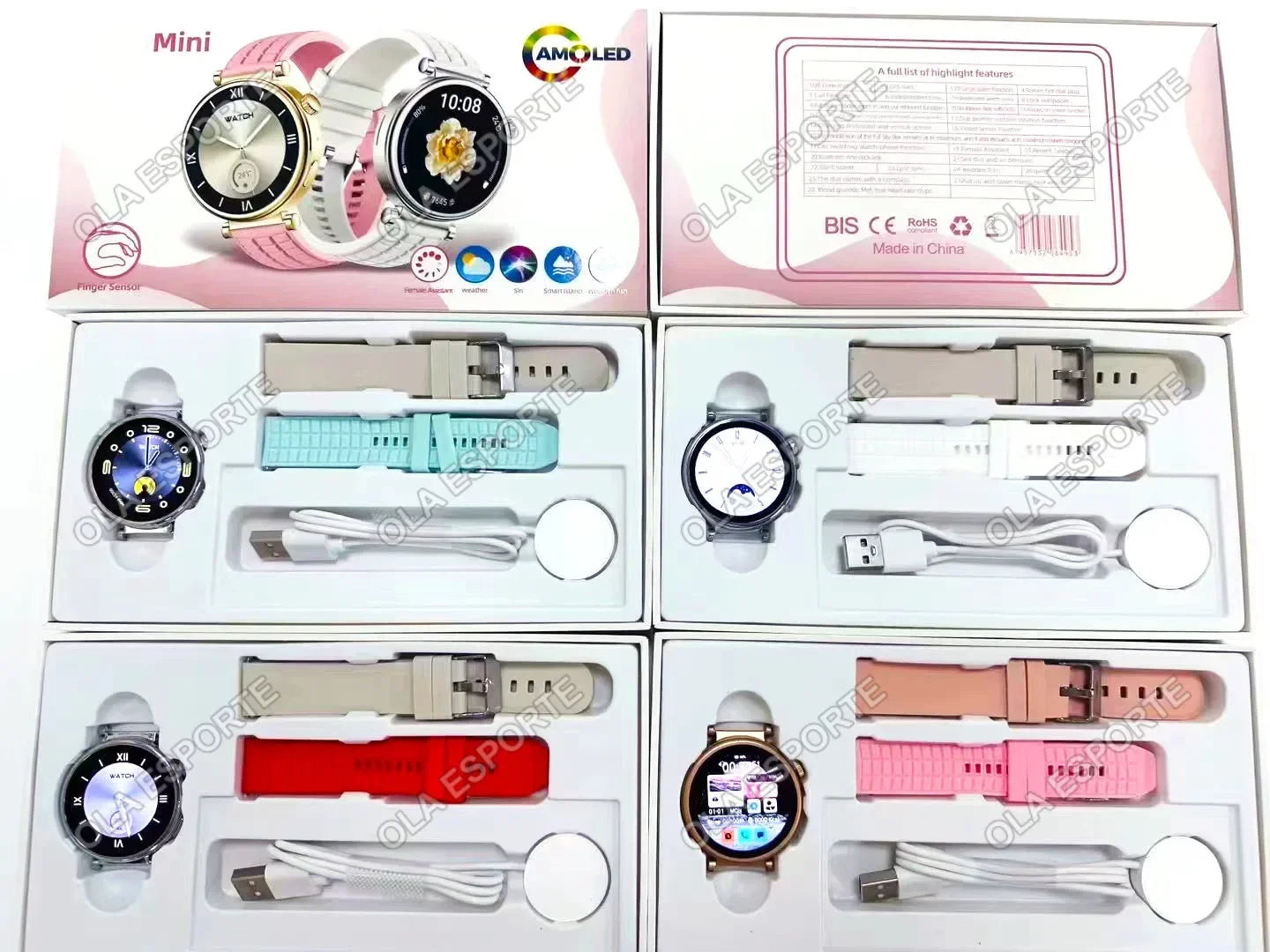 2024 NFC Smartwatch Women 1.27" AMOLED