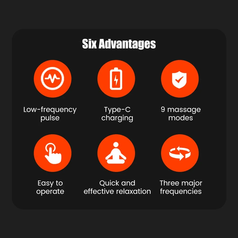 TENS & EMS Physiotherapy Machine – Digital Acupuncture Slimming Massager