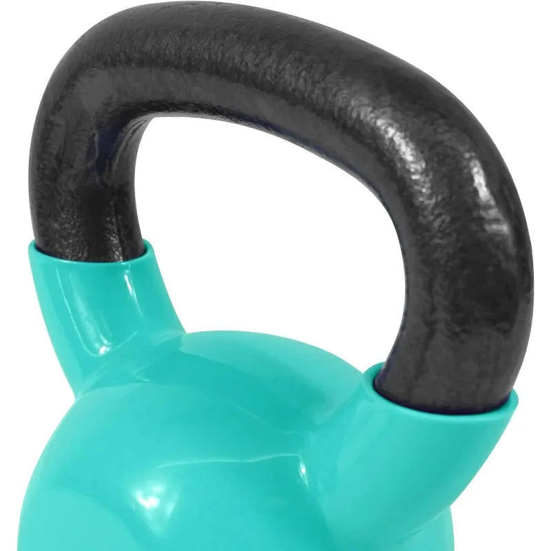 Yes4All Vinyl Coated Kettlebell Set – Full Body Workout & Strength Training