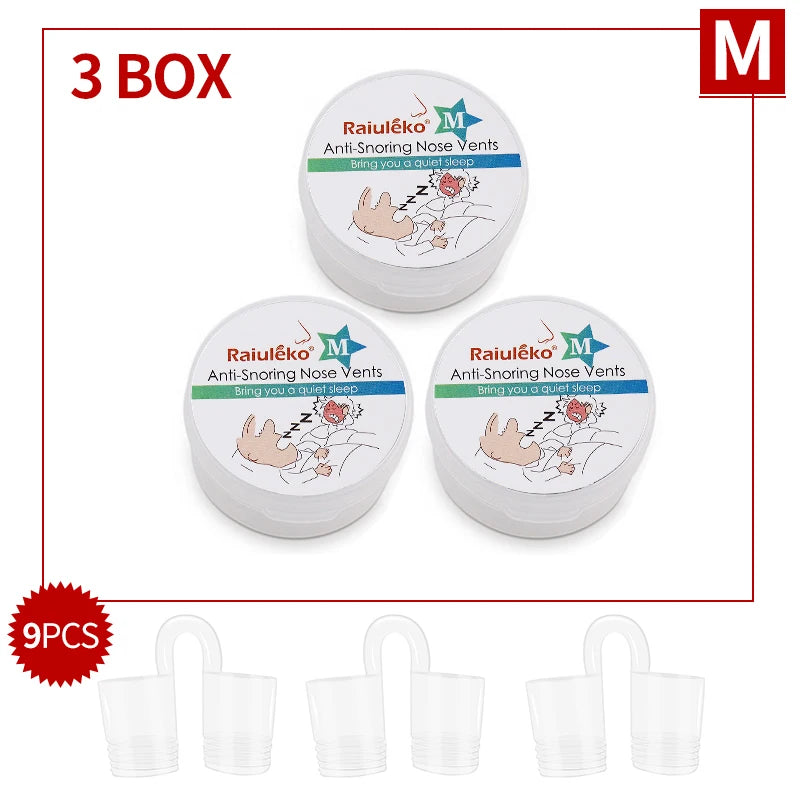 3/4PCS Professional Snore Stopper Nasal Dilators