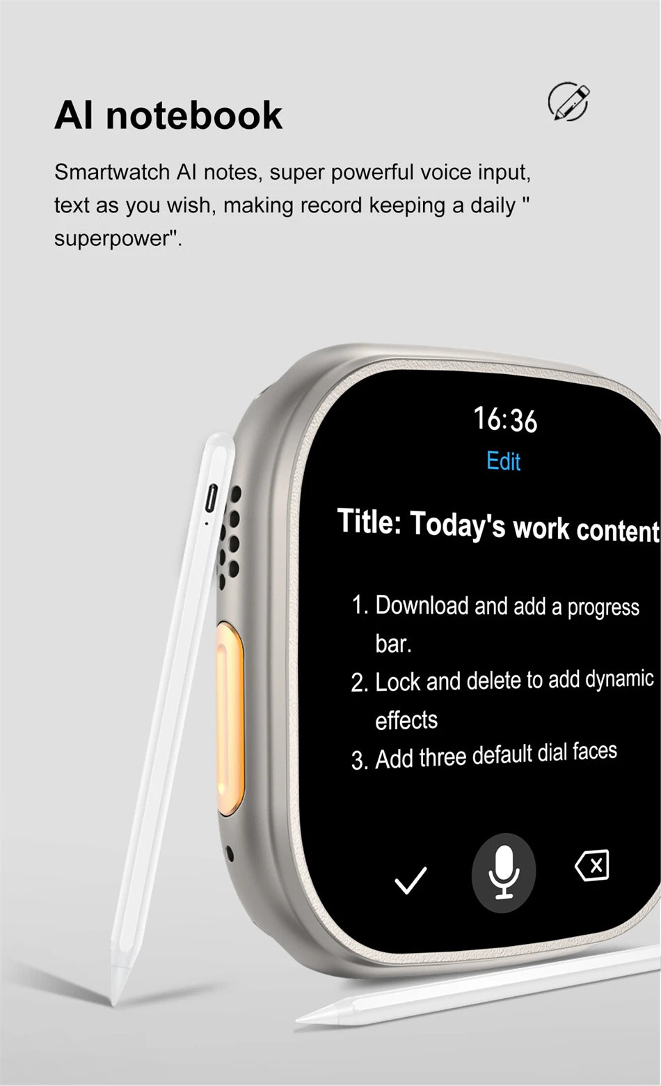 2025 DT Ultra 3 Pro Smartwatch with NFC & 32GB Memory