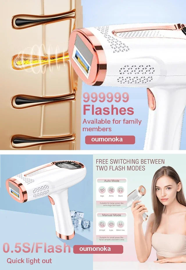 4-in-1 IPL Laser Hair Removal Device