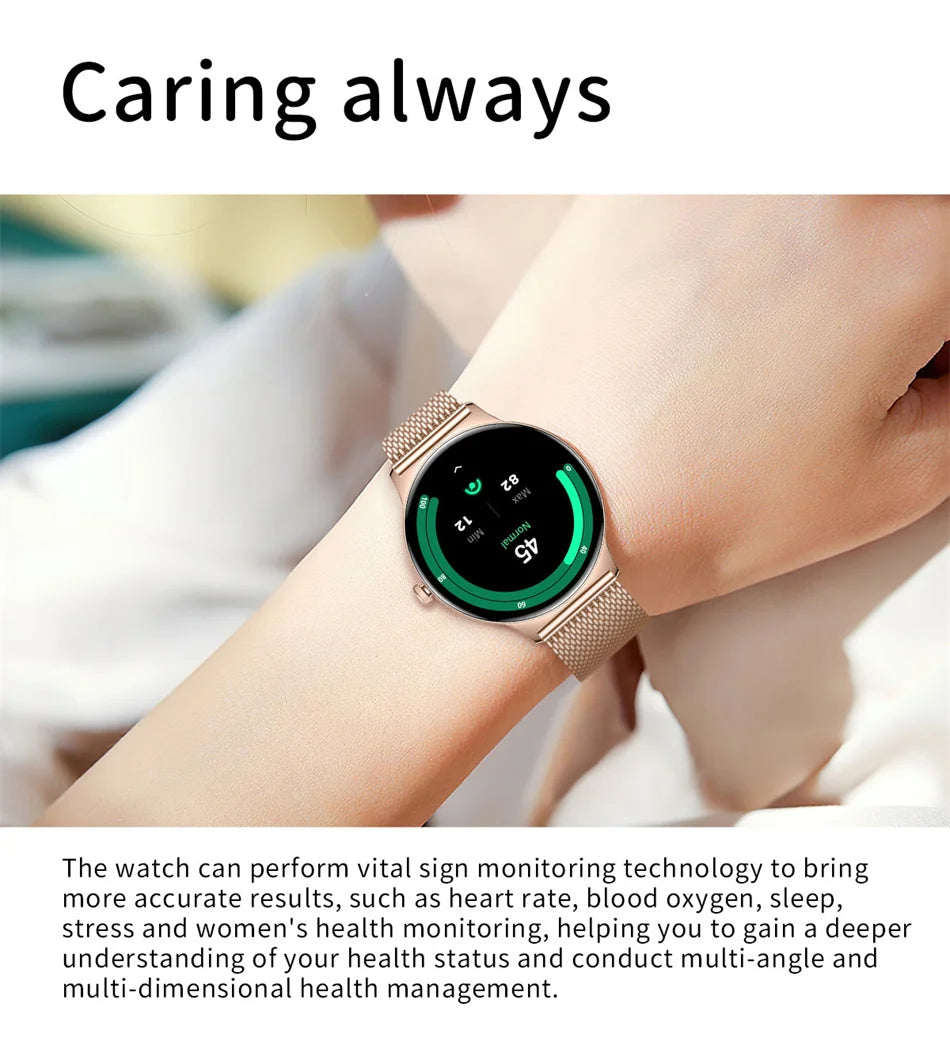 Ultra Slim AMOLED Women’s Smartwatch with BT Calling