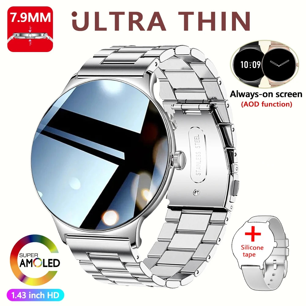 Ultra Slim AMOLED Women’s Smartwatch with BT Calling