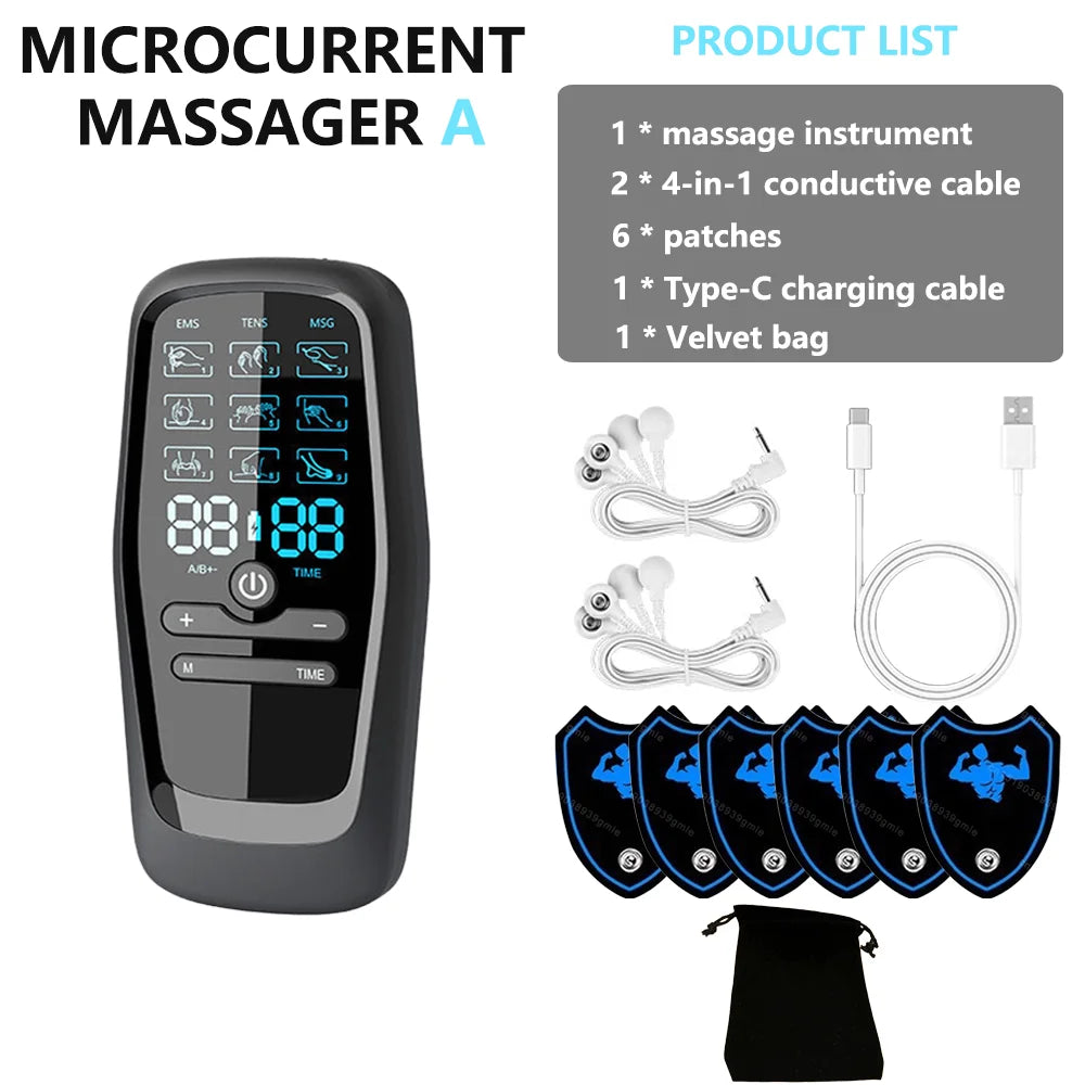 TENS & EMS Physiotherapy Machine – Digital Acupuncture Slimming Massager