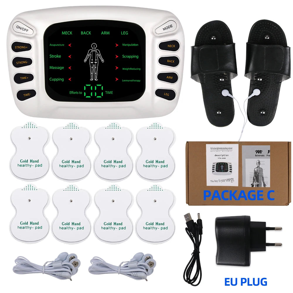 TENS & EMS Electrostimulator – Physiotherapy Pulse Muscle Massager