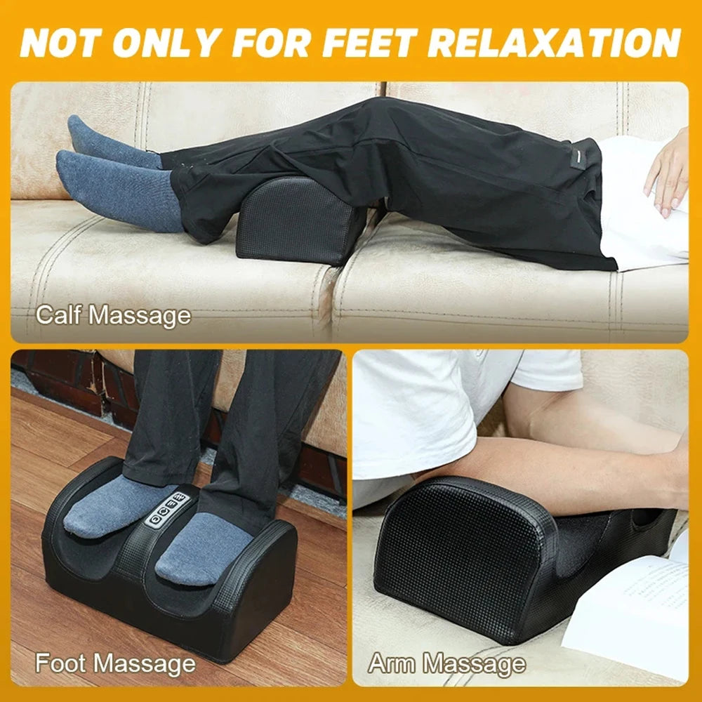 Electric Shiatsu Foot & Calf Massager – Heated Deep Tissue Relief Machine